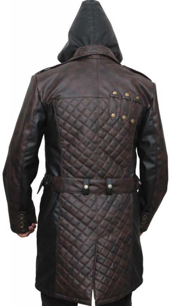 Assassin's Creed Jacob Frye’s Syndicate Leather Trench Coat Costume ...