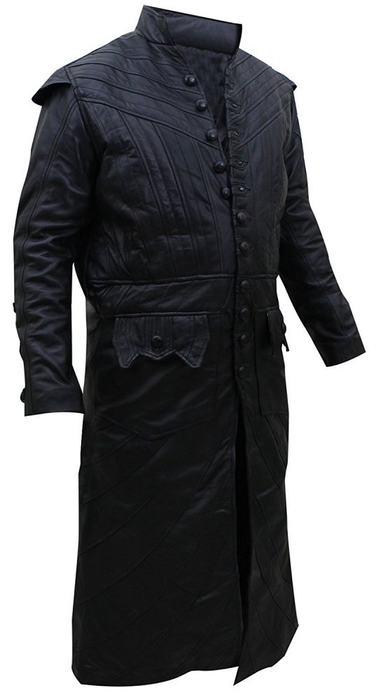 Toby Stephens Black Sails Captain Flint Leather Coat - JacketsbyT