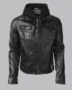 ARROW OLIVER QUEEN LEATHER HOODIE 1