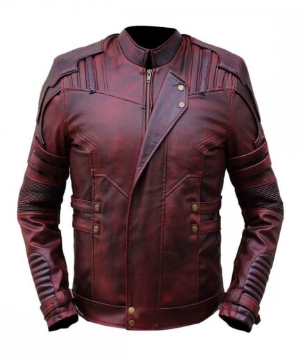 GUARDIANS OF THE GALAXY STAR LORD LEATHER JACKET