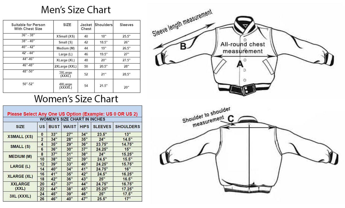 Main Size Chart