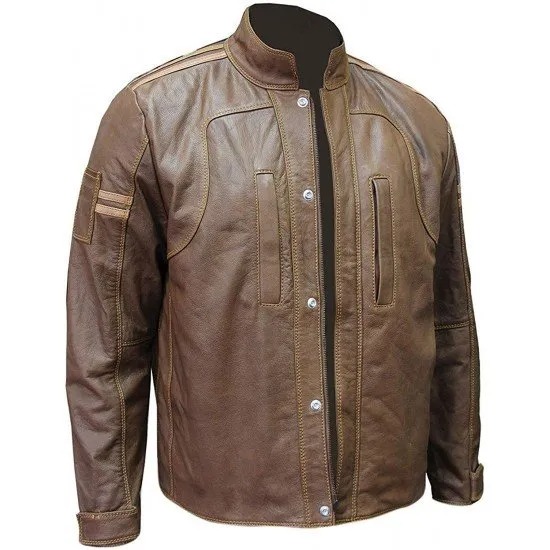 Men's Cafe Racer Vintage Brown Leather Motorcycle Jacket - JacketsbyT