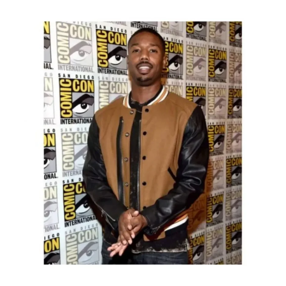 Comic Con Michael B Jordan Bomber Varsity Jacket 510x510 850x1000