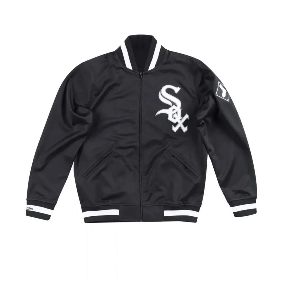 Mens Sox Black Bomber Jacket 1