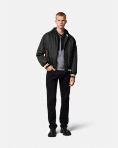 Ignite Your Style with the Empowering Medusa Flame Nylon Bomber Jacket – a Positive Statement in Fearless Fashion for SEO Optimization