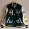 Men's-OVO-Green Bay Packers-Varsity-Jacket-letterman-bomber-leather-baseball