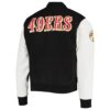 San Francisco 49ers Logo Letterman Jacket-san francisco jacket-varsity jacket-wool jacket-red leather jacket-bomber jacket-celebrity jacket