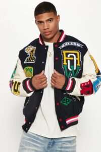 Men’s First Row Keep Things Simple Varsity Jacket