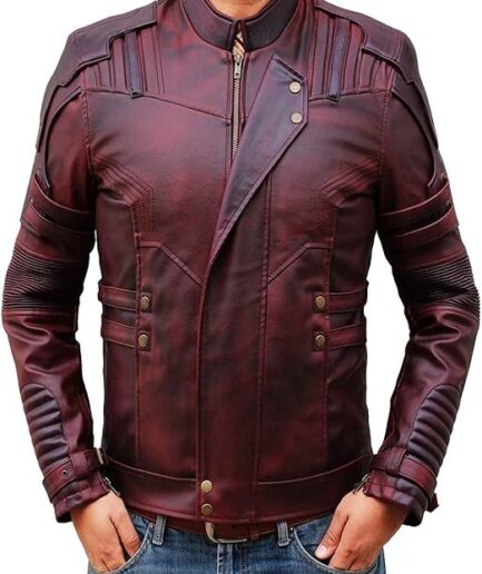 Chris Pratt Biker Leather Jacket