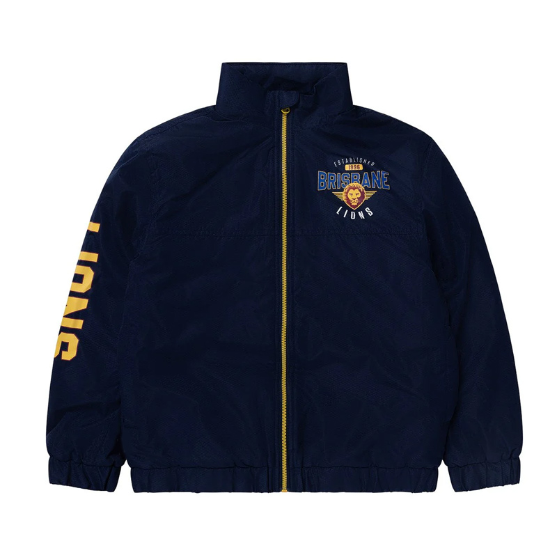 Brisbane Lions Supporter Full-Zip Navy Jacket