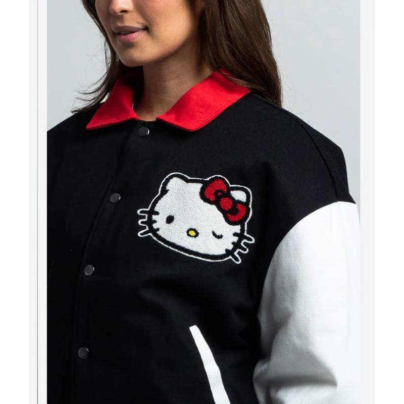 dumbgood-hello-kitty-varsity-jacket