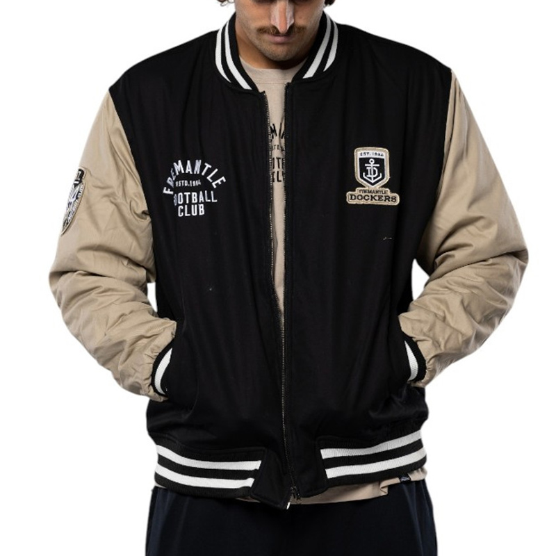 Fremantle Dockers Lock Up Varsity Cotton Jacket