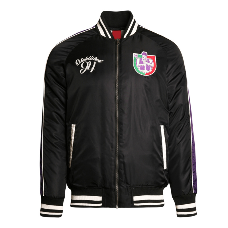 Fremantle Dockers Vintage Black Bomber Full-Zip Jacket