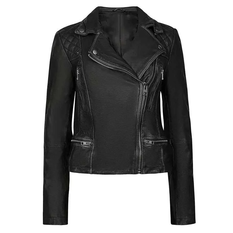 Ginny & Georgia S03 Brianne Howey Black Leather Jacket