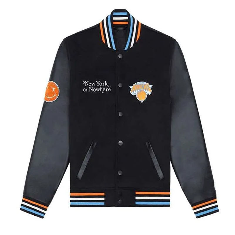 Mariska Hargitay New York Knicks Nowhere Varsity Jacket