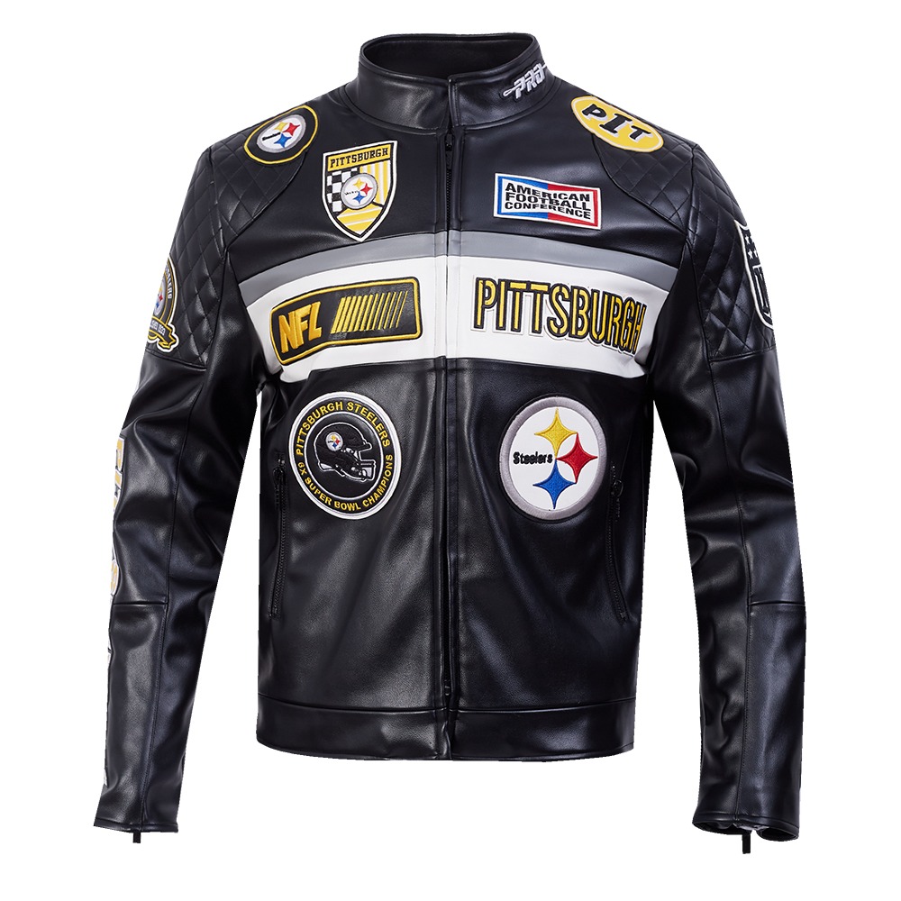 Pittsburgh Steelers Men's Moto Jacket