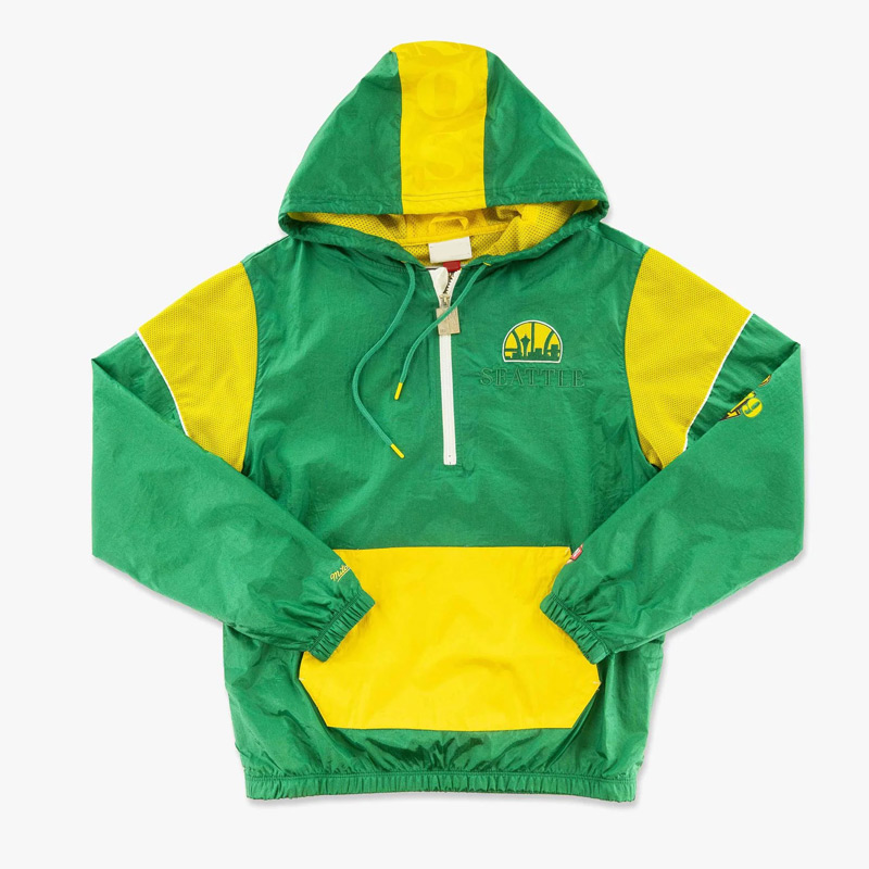 Seattle Supersonics 1979 Green Anorak Jacket