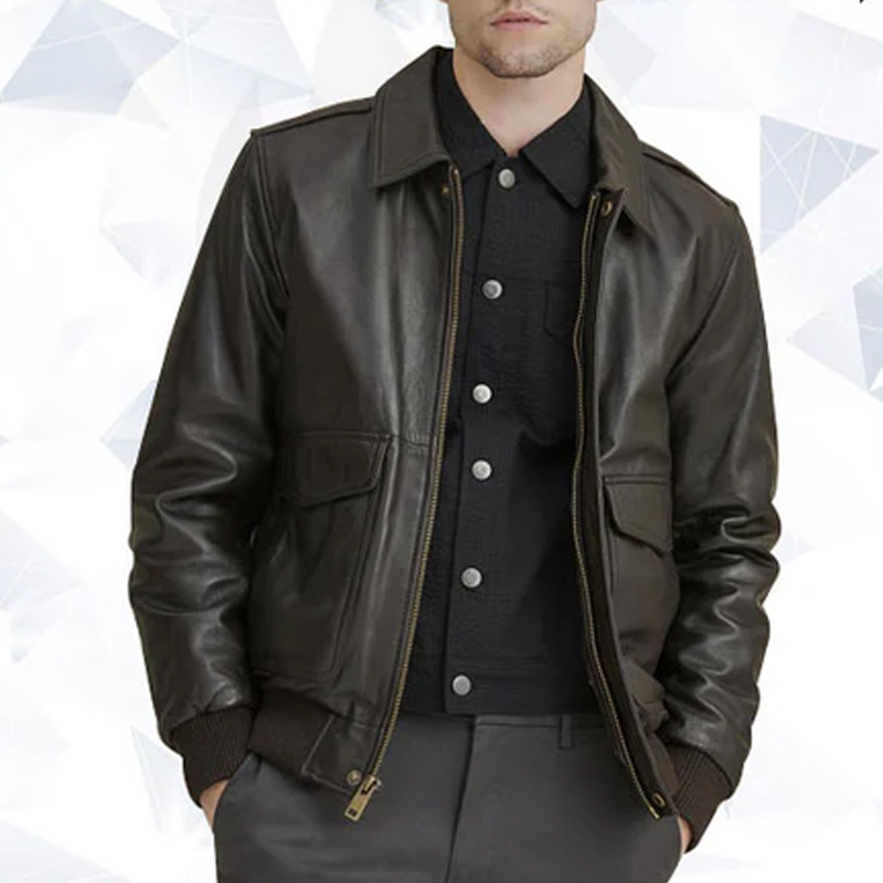 FBI Season 7 Stuart Scola Full-Zip Brown Leather Jacket