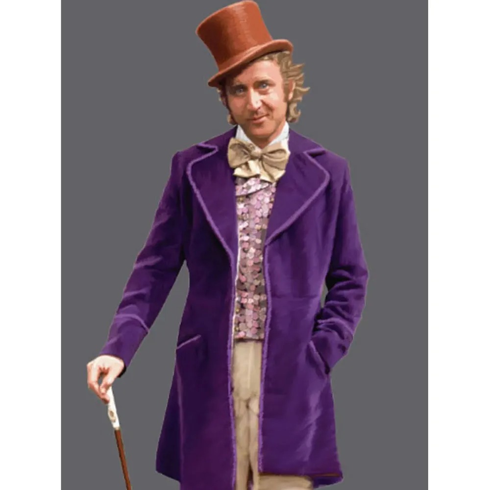 Willy Wonka Purple Jacket - Gene Wilder Coat