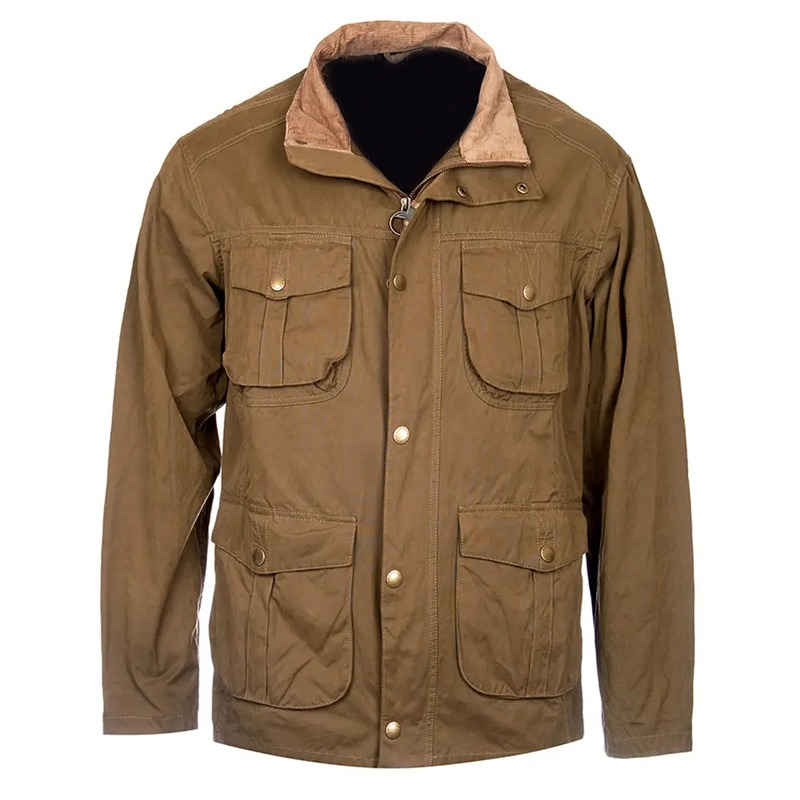 arnold-schwarzenegger-fubar-jack Arnold Schwarzenegger Brown Utility Jacket Pockets