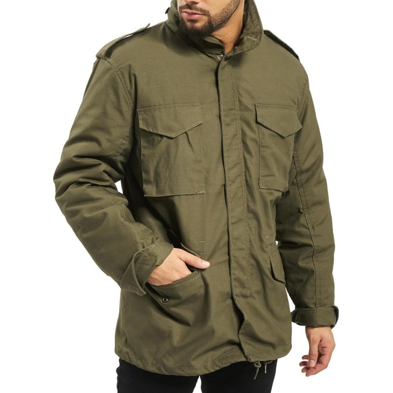 Cal O’Driscoll Video Nasty Jacket - Con Green Cotton Coat