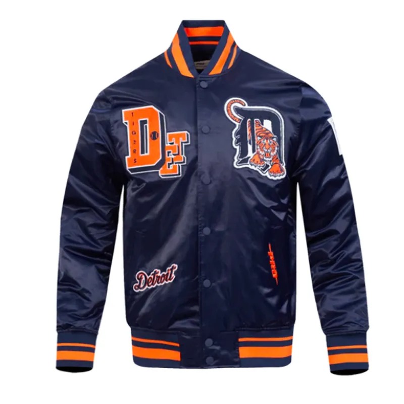Detroit Tigers Best of Classic Rib Satin Jacket