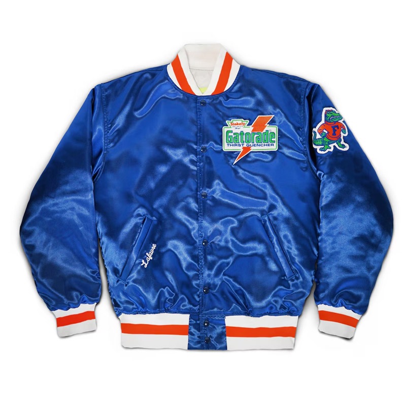 Born in the Swamp Florida Gators Royal Satin Jacket