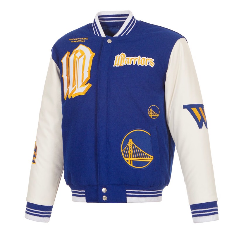 Gothic Golden State Warriors Varsity Jacket