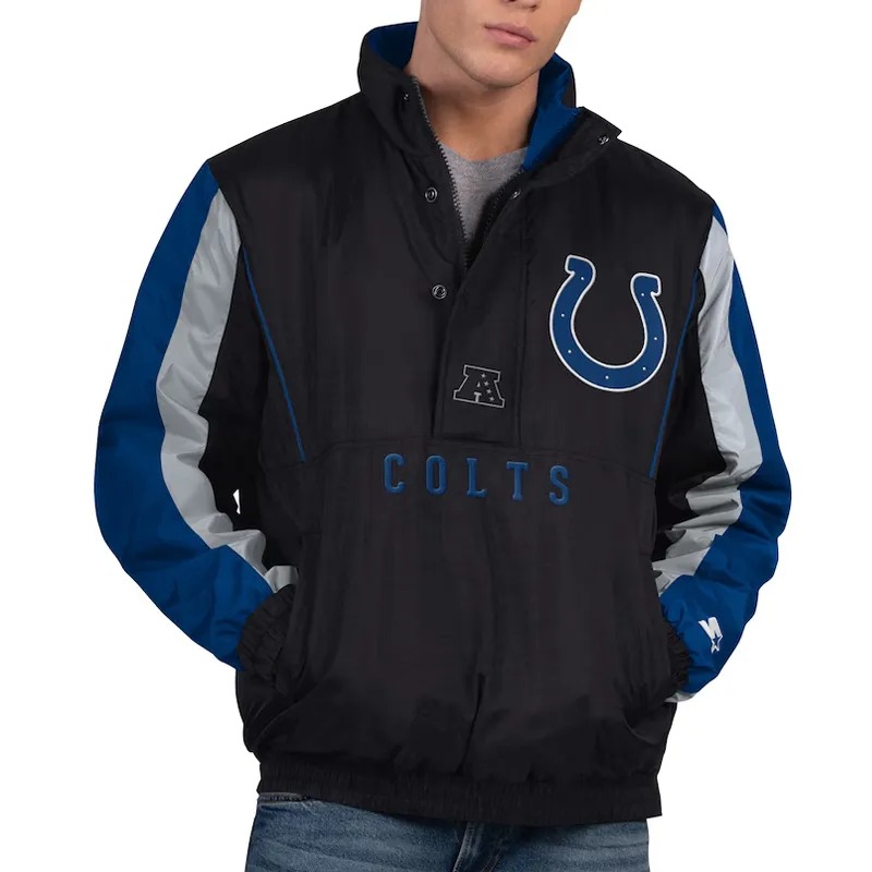 Indianapolis Colts Thursday Night Gridiron Half-Zip Jacket