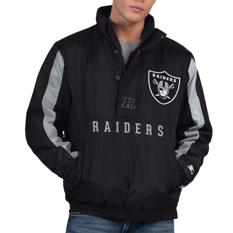 Las Vegas Raiders Thursday Night Gridiron Half-Zip Jacket