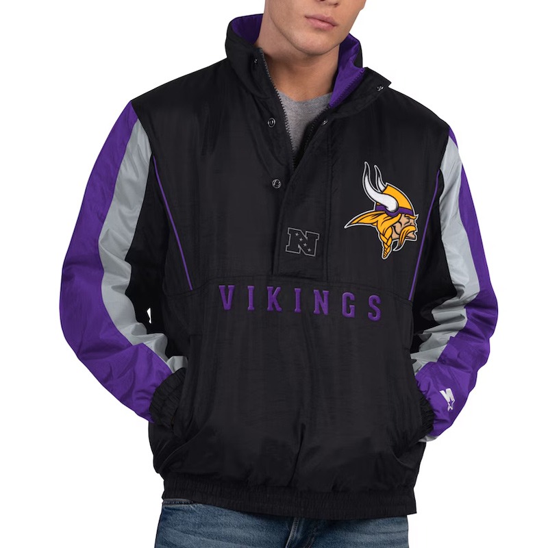 Minnesota Vikings Thursday Night Gridiron Half-Zip Jacket