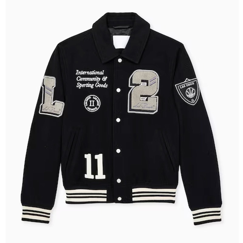 Patty Mills NYC Black Varsity Jacket