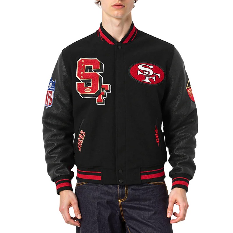 San Francisco 49ers Best of Classic Rib Varsity Jacket