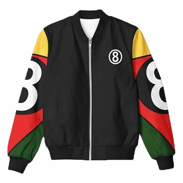 90s Vintage 8 Ball Poll Varsity Jacket