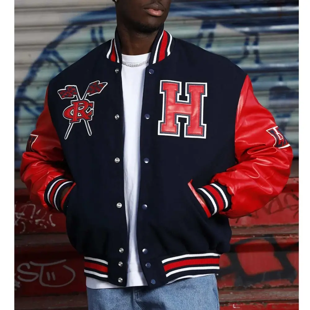 Howard University Red and Black Varsity Jacket