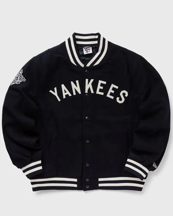 YANKEE Navy/White Varsity Jacket for Men - JacketsByT
