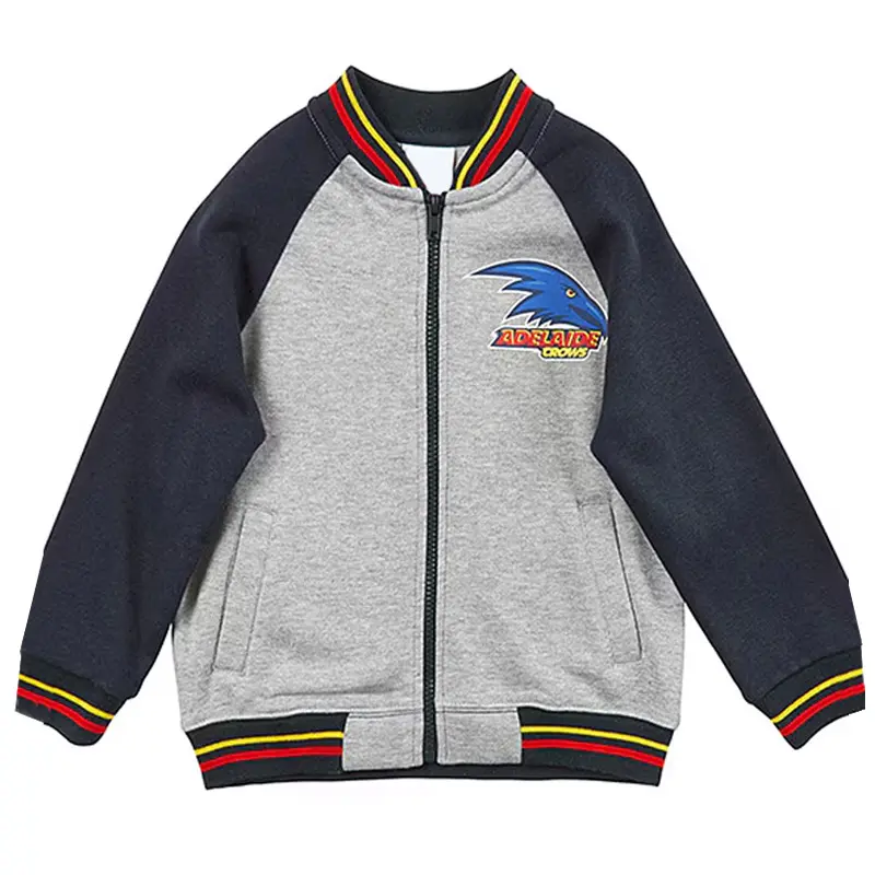 Adelaide Crows Navy and Gray Varsity Fleece Jacket