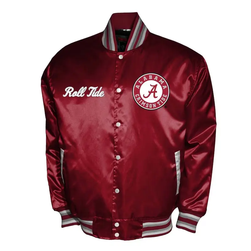 Alabama Crimson Tide Club Satin Jacket