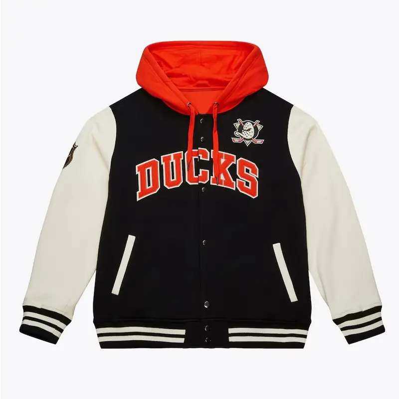 Anaheim Ducks Rinkside Varsity Fleece Jacket