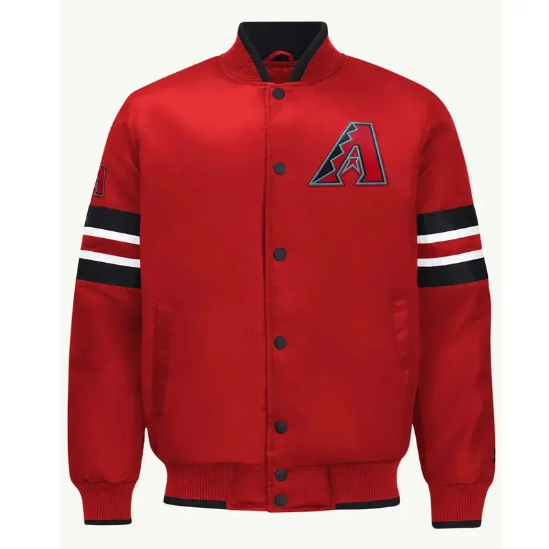 Arizona Diamondbacks Scout I Red Satin Jacket