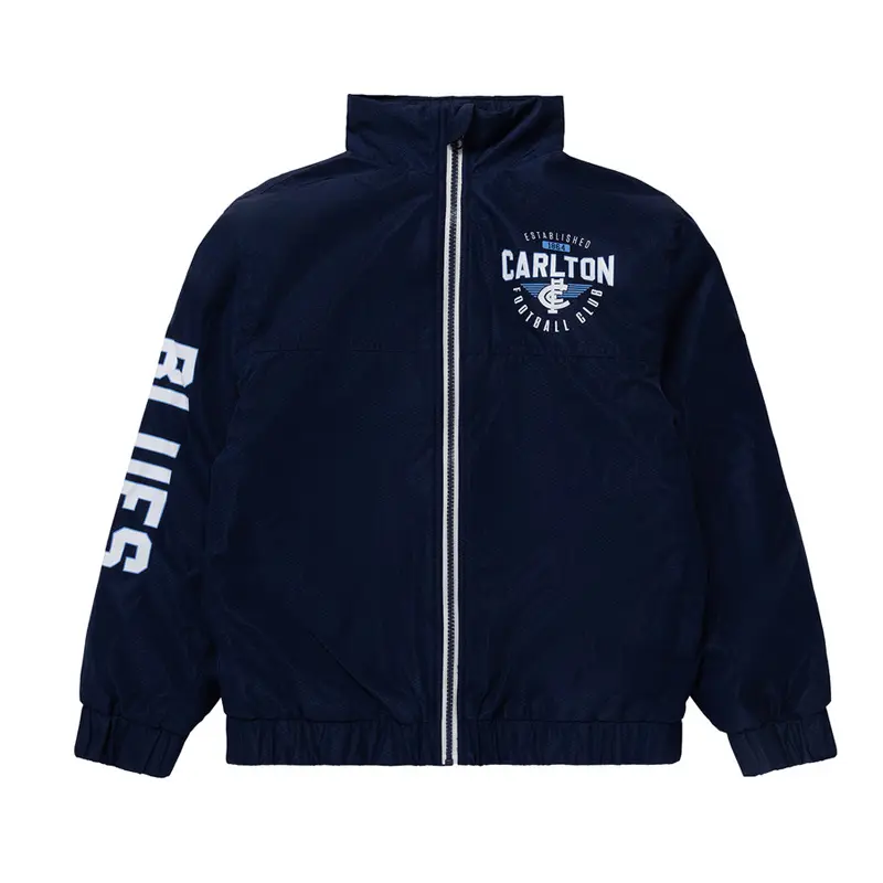 Carlton Blues Supporter Full-Zip Navy Jacket
