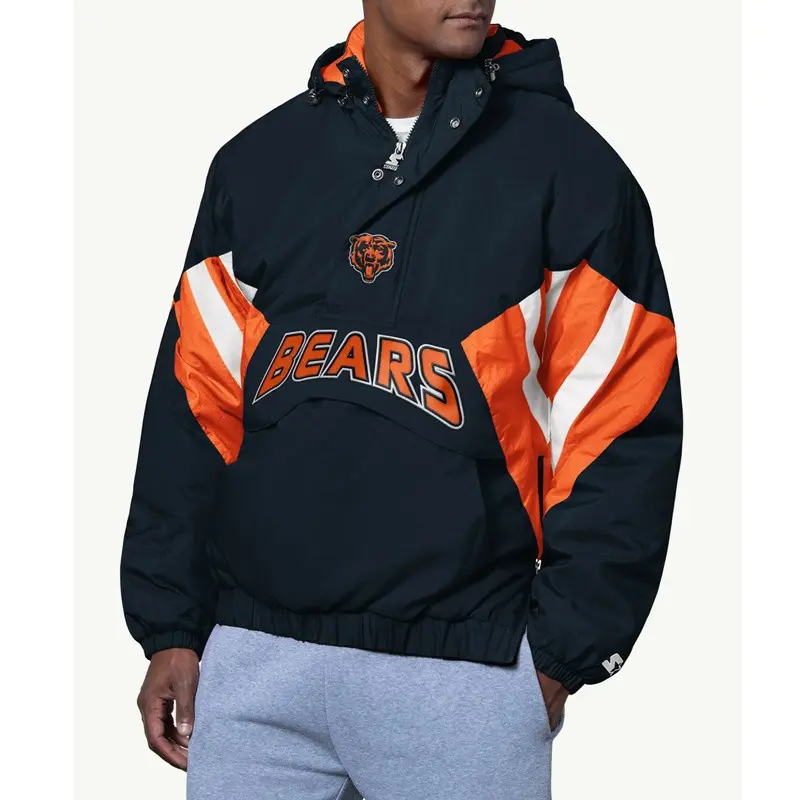 Line Up Breakaway Chicago Bears Pullover Jacket