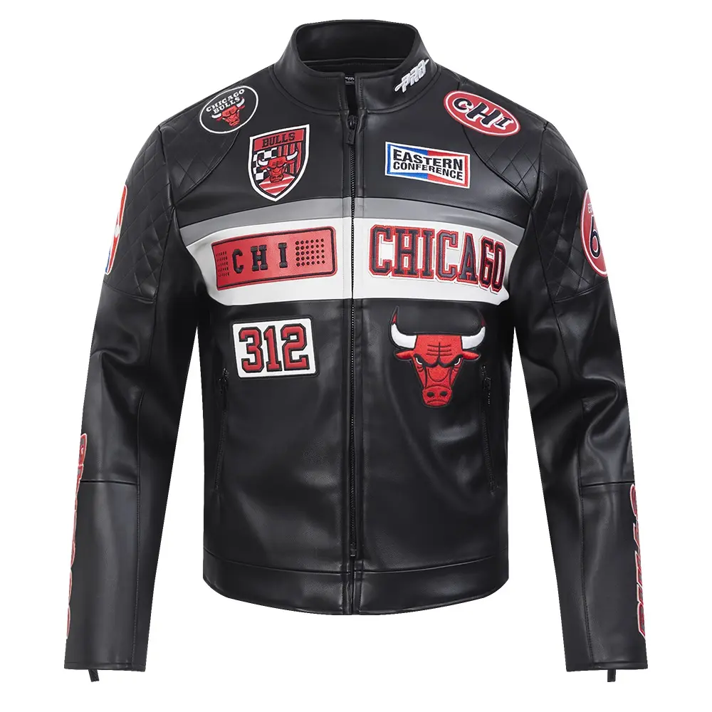 Chicago Bulls Men's Moto Jacket