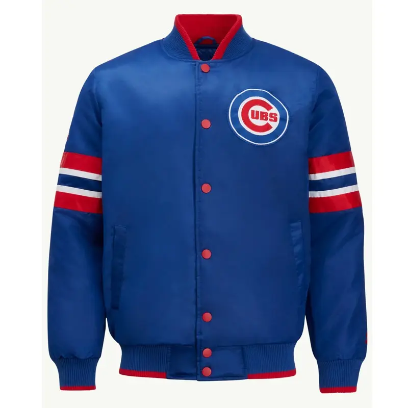 Chicago Cubs Scout I Royal Satin Jacket