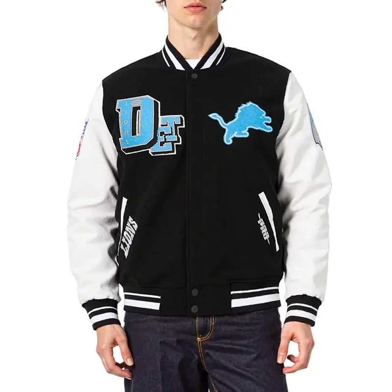 Detroit Lions Best of Classic Rib Varsity Jacket
