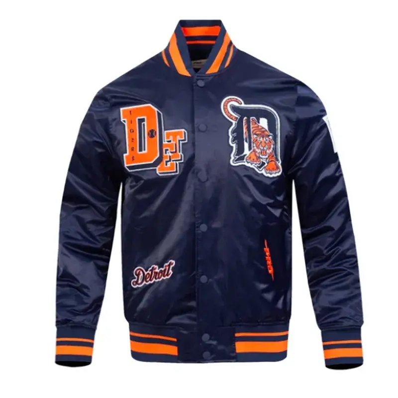 Detroit Tigers Best of Classic Rib Satin Jacket