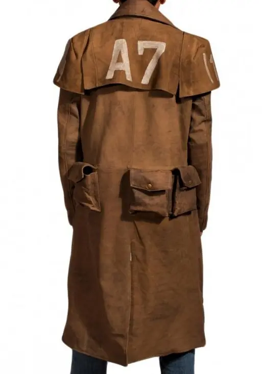 Fallout Veteran A7 NCR Ranger Duster Suede Leather Coat