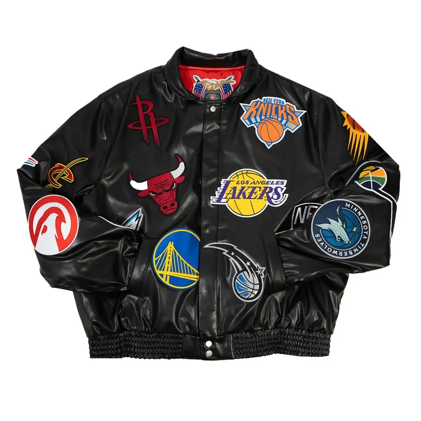 Jeff Hamilton NBA Leather Jacket