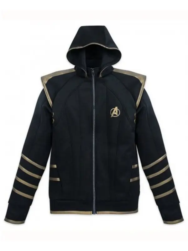 Avengers ENDGAME Hawkeye Black Hoodie
