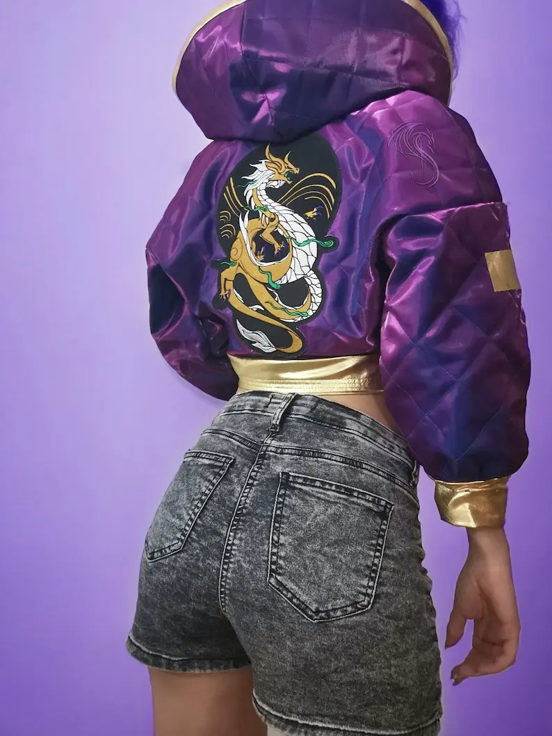 Akali Kda League Of Legends Quilted Jacket